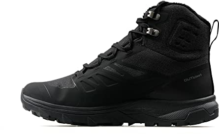 Salomon Outblast Thinsulate™ Climasalomon™ Waterproof (wasserdicht) Damen Winterschuhe, Schwarz (Black/Black/Black), 40 EU
