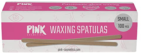 Petites spatules en bois à cirer 100 pièces - Pour une application précise de cire ou de pâte à sucre - Idéal pour l'épilation sur de petites zones du visage