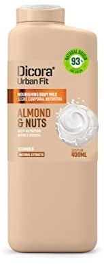 Dicora UrbanFit Body Milk Vitamina B Almonds Nuts, 400 ml
