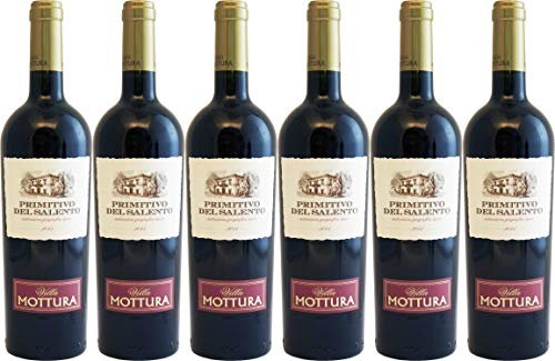 Primitivo del Salento, Villa Mottura, Puglia, Italy, 2018, Red Wine 75 cl (Case of 6)