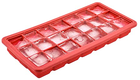 Jata Hogar AC40 - Cubiteras para Hielo Silicona. Cubiteras para Hielo Grande con Tapa. Molde de 21 Cubitos. Cubitos de sabores, cócteles, frutas, chocolate, salsas