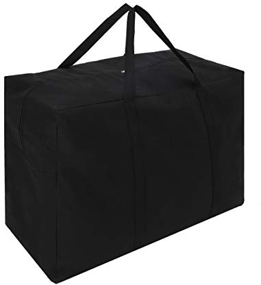 Navaris Aufbewahrungstasche Tasche Tragetasche XXL - Aufbewahrung für Bettwäsche Kissen Kleidung Gartenpolster - Schutz vor Motten Feuchtigkeit