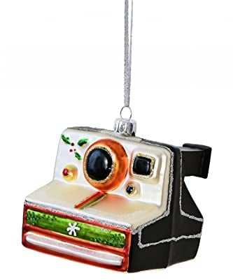 Gift Company - Christbaumschmuck, Hänger - Kamera, Fotoapparat - Maße (LxHxT): 7,8 x 8 x 8 cm