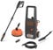 BLACK+DECKER BXPW1500PE Pressure Washer, Black/Orange, 120 Bar