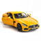RMZ Stadt 1:36 Maßstab Druckguss Legierung Mercedes-Benz AMG GTS Modell Spielzeug Pull Back Fahrzeug für Kleinkinder Kinder Jungen Mädchen Geschenk (Gelb)