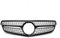 TOOWGM W204 Kühlergrill für Mercedes C-Klasse W204 C180 C200 C300 2008–2014 Renngrill (schwarz)