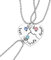 MenYiYDS 3er Pack BFF Halsketten Freundschaftskette Forever Best Friends für Mädchen Geburtstagsgeschenke Anhänger Kette Geschenke