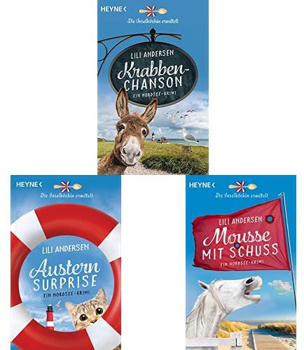 Lili Andersen-Set: Krabbenchanson - Die Inselköchin ermittelt + Austern surprise + Mousse mit Schuss (Inselköchin-Saga, Band 1-3)