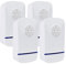Piymnys Insect Repellent Plug in, 4 Pack Ultrasonic Pest Repeller, Electronic Spider Mouse Repellent Indoor Pet Control for Mice, Anti, Rat, Rodent,Fly, Mosquitoes, Harmless to Pets and Human