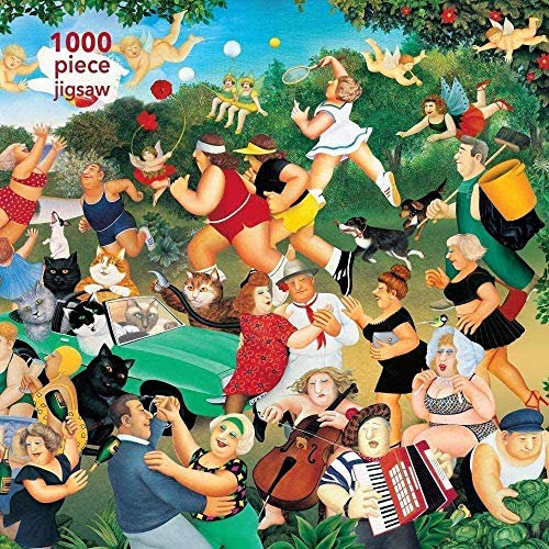 ANSNOW Puzzle Für Erwachsene, Beryl Cook Good Times, 1000 Teile, Holzkunst, Heimdekoration, Kinderspielzeug, Diy-Puzzle, 75 X 50 cm