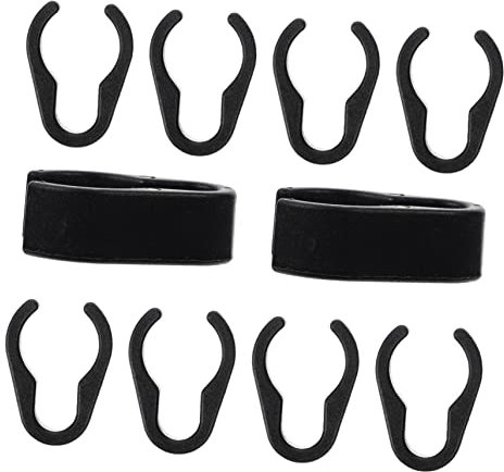 Abaodam 10pcs Microphone Clip Cable Storage Organizer Speaker Microphone Stand Cable Clips Microphone Cable Clips Mic Stand Cable Holder Mount Holders Clip Mic Live Clamp Flexible Plastic