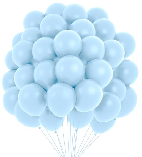 100pcs Luftballons Blau Luftballon Party Deko Blau Blaue Luftballons Hellblau Ballons Blau Christmas Balloon Blau Ballons Set Mini Luftballons Blau Helium Ballons Geburtstag Blau Luftballons