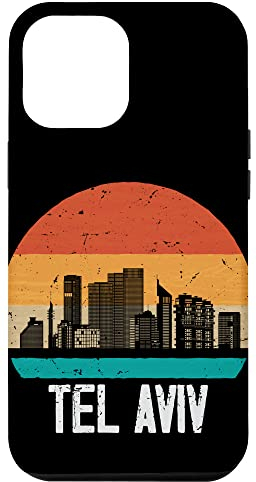 Hülle für iPhone 13 Pro Max Tel Aviv Israel Retro Vintage Skyline Tel Aviv