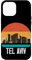 Hülle für iPhone 13 Pro Max Tel Aviv Israel Retro Vintage Skyline Tel Aviv
