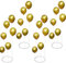 4PCS Ballon Stick Halter Luftballons Ständer Runde Basis Ballonstäbe 2024 Neuer Ballonhalter für Hochzeit, Geburtstag, Party, Jahrestag, Dekoration