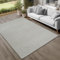 the carpet Parma Teppich Wohnzimmer, Schlafzimmer, Outdoor geeignet, waschbar, moderner Kurzflor mit Hoch-Tief-Effekt, angenehm weich, Grau, 160 x 220 cm