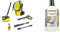 Kärcher K 5 Classic Home Pressure Washer, Pressure: max. 145 bar, Flow Rate: 500 l/h, Area: 40 m²/h & 62957650 3-in-1 Stone Plug and Clean, Black, Unscented, 1L