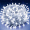 Uping Luci Natale Esterno Luci Albero di Natale Interno 300 LED 30M Catena Luminosa Bianco Freddo Lucine Decorazioni Natalizie Funzione Timer