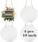 4 Metal Sublimation Door Hanger Blanks, 10 inch Round Signs