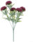 6 Stück künstliche Blumen Hortensien Blumenstrauß Hortensien Blumenstrauß (dunkelrot)