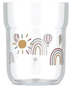 Mepal - Gobelet pour enfants Mio - Gobelet pour tout-petit - Tasse à boire à partir de 9 mois - Passe au lave-vaisselle et sans BPA - 250 ml - Sunshine & Rainbow