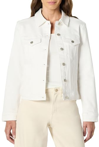 Amazon Essentials Women's Denim Trucker Jacket with Pockets