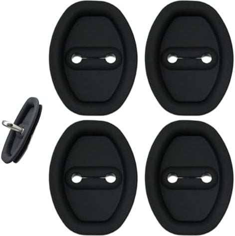 Car Door Lock Protection Cover, 4pcs Rust Resistant Silicone Door Latches Protective Cover, Anti-Collision Universal Car Accessories for Vehicles, and Easy to Install
