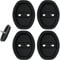Car Door Lock Protection Cover, 4pcs Rust Resistant Silicone Door Latches Protective Cover, Anti-Collision Universal Car Accessories for Vehicles, and Easy to Install