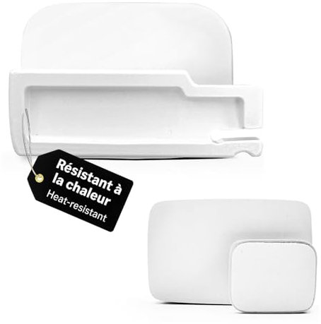 Genérico Support blanc pour télépéage autoroute compatible avec Kapsch TRP-4010. Support pour voiture. Une unité (blanc)
