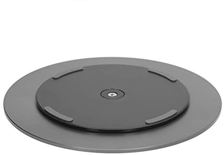 HERCHR 360 ° Rotationsmonitor Basis, Monitor Computer Screen Turntable Ständer Flachfeld TV rotierende Matte Aluminium Legierung Turntable Basis für Laptop -Topfpflanzen Kunsthandwerk