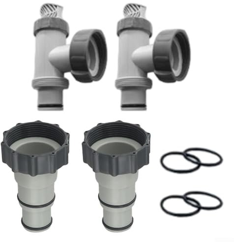 Lot de 2 valves d'arrêt à piston pour piscine Intex Pumps28635EG 28633EG 28671EG, pour piscine hors sol et pompe de piscine