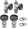 Lot de 2 valves d'arrêt à piston pour piscine Intex Pumps28635EG 28633EG 28671EG, pour piscine hors sol et pompe de piscine