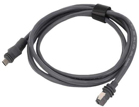 Fabater Rechteckiger Satelliten -Router -Kabel Stabiler Anschluss für Gen3 Router zu 26AWG Erweiterung 33ft IP68 Water Proof für Innengeräte