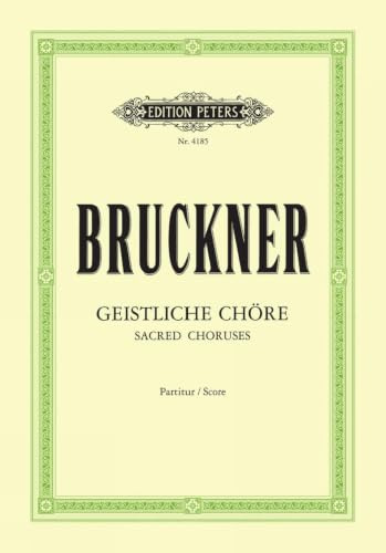 10 Sacred Choruses Motets: Mixed Choir 4-8 Parts, Some With T Solo/3 Trb./org., 1 for Male Choir & 4 Trb (Edition Peters)