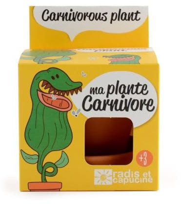 Radis et Capucine Kit de jardinage : Graines de plantes Carnivores - A Faire pousser