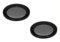 Audioproject A316 - Griglia per altoparlante DIN da 100 mm, anello in plastica con griglia in metallo, colore: Nero