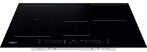 Hotpoint Piano Cottura ad Induzione da 77 cm, 4 Fuochi, Nero