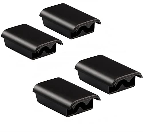 XUKEKOY Lot de 4 boîtiers de batterie pour manette sans fil Microsoft Xbox 360