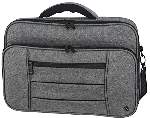 Hama Laptop Tasche bis 13.3 Zoll (Notebook Tasche für Laptop, Tablet, MacBook, Chromebook bis 13,3 Zoll, Umhängetasche als Arbeitstasche oder Schultasche für Herren und Damen) grau