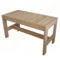 fintec D&S Vertriebs Banc de sauna en aulne 82 x 35 x 40 cm