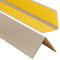 ProfiPVC Cornière PVC 50x50 mm 100cm - Baguette d’angle de protection, profilé d'angle caoutchouc autoadhésif - Protection d'angles et rebords, flexible, facile à installer, Beige
