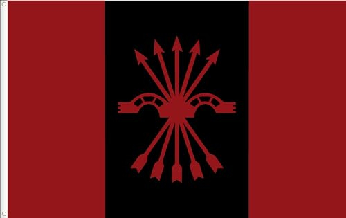 BANDERA FALANGE JONS CALIDAD RASO PREMIUM. TAMAÑO GRANDE 150X90 CM