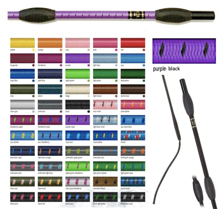 JA Horse Fleck Feldmann Balance Sports Dressurgerte Gerte Reitgerte (110 cm, lila Lavender-schwarz)