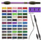 JA Horse Fleck Feldmann Balance Sports Dressurgerte Gerte Reitgerte (110 cm, lila Lavender-schwarz)