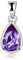 Materia Amethyst Anhänger Tropfen Kettenanhänger Silber 925 lila KA-274-Lila