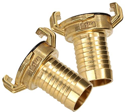 KOTARBAU® 2er Set Schnellkupplung 1 System Geka mit Durchmesser 25 mm für Gartenschlauch