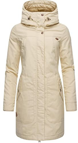 Ragwear Damen Warmer Winter Parka Jannisa Intl Beige Gr. M