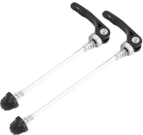 Honiwu Quick Release Skewer Set, 1 Pair Wheel Hub Front & Rear Skewers, Ultralight Alloy Bike Quick Release Skewers for Road Mountain Bike MTB