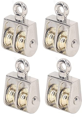 4 Stück Doppelter Flaschenzug, Doppelter Flaschenzug, 100 Kg, 220 Pfund, Lager, Zinklegierung, Kran, Heben, Doppelte Flaschenzugrolle