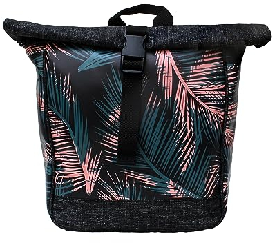 Ikuri Kleine Kombi Fahrradtasche/Rucksack 20-26’’ für Kinder Falträder Klappräder aus Plane – Modell Retro Palma